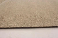 ECARPETGALLERY 4'8" x 6'8" Transitional Collage Handmade Area Rug for Living Room, Dining Room and Bedroom in Brown