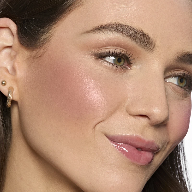 COVERGIRL TruBlend Skin Enhancer Baked Luminous Blush, fini lumineux, à l'acide hyaluronique et à l'extrait de rose blanche, se fond parfaitement, estompe les pores, 8 g (0,28 oz)