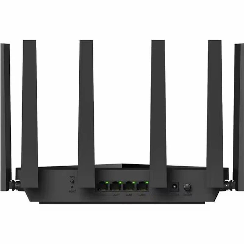 Cudy WR11000 Wi-Fi 7 IEEE 802.11 a/b/g/n/ac/ax/be Ethernet Wireless Router - Tri Band - 2.40 GHz ISM Band - 5 GHz UNII Band - 6 x Antenna(6 x External) - 1.33 GB/s Wireless Speed - 4 x Network Port