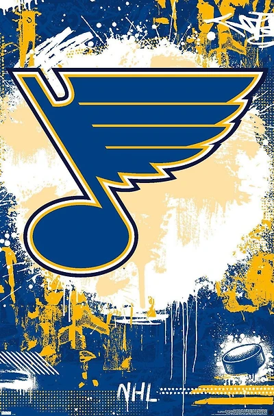 Blues de St. Louis de la LNH - Logo maximaliste 23