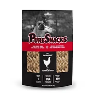 PureSnacks gâteries séchées à froid de poitrine de poulet pour chien Gâteries pour chiens à ingrédient unique