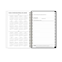 2025 Weekly Monthly Planner, 5 x 8, Blue Sky, Naveah, 5x8 Weekly/Monthly Planner