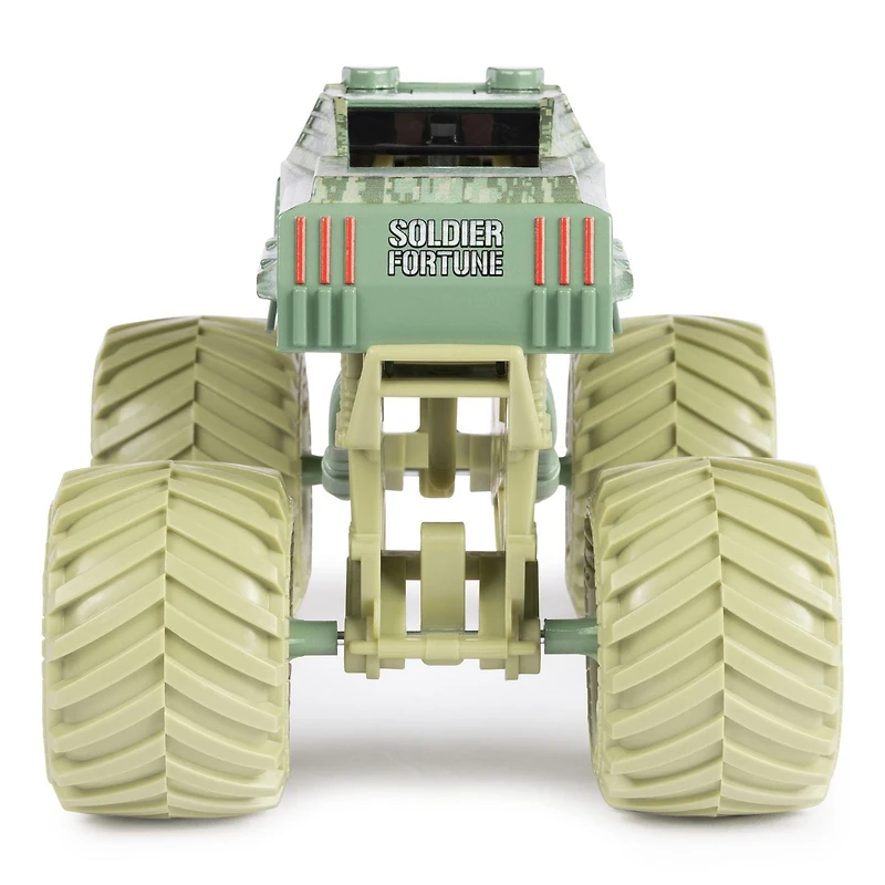Monster Jam, Official Soldier Fortune Monster Truck, Collector Die-Cast Vehicle, 1:24 Scale, Kids Toys for Boys and Girls Ages 3 and up