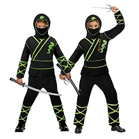 Youth Unisex's Ninja in the dark Costume S