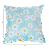 IH Casa Decor Outdoor Emperproof Cushion Daisy Print - Ensemble De 2