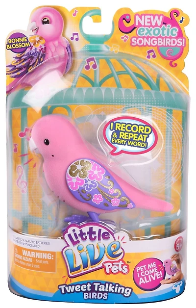 Little Live Pets Bonnie Blossom Tweet Talking Birds Pet Doll