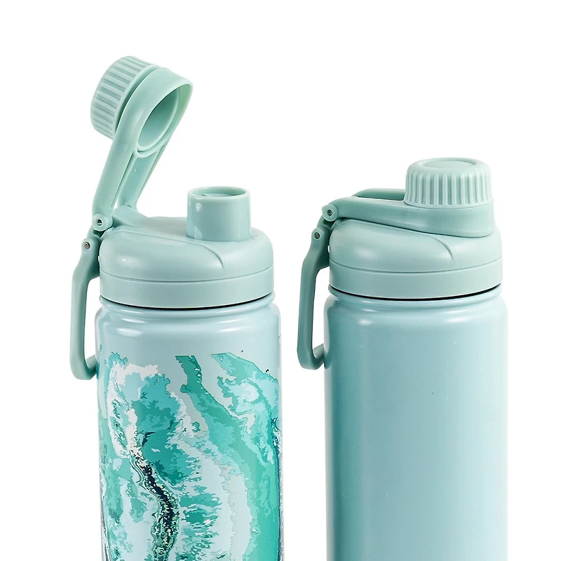 Ensemble de 2 bouteilles en Acier Inoxydable à Double Paroi de 24oz Mainstays