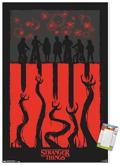 Netflix Stranger Things: Season 3 - 4Th Illustration Wall Poster