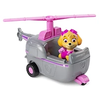 PAW Patrol, Hélicoptère de Stella avec figurine à collectionner, pour les enfants à partir de 3 ans