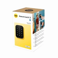YALE ASSURE LOCK 2 KEY-FREE AVEC BLUETOOTH BLACK SUEDE