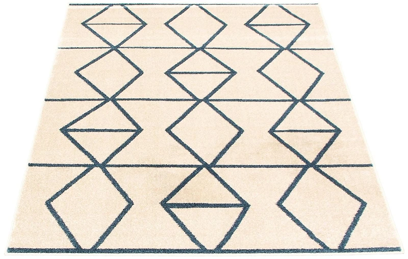 ECARPET Living Room Bedroom Carpet, Geometric Indoor Area Rug Ana Collection