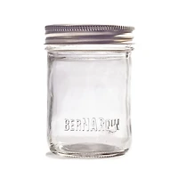 Bernardin Smooth-Sided Mason Jars with Lids and Bands, Regular Mouth, 250 mL