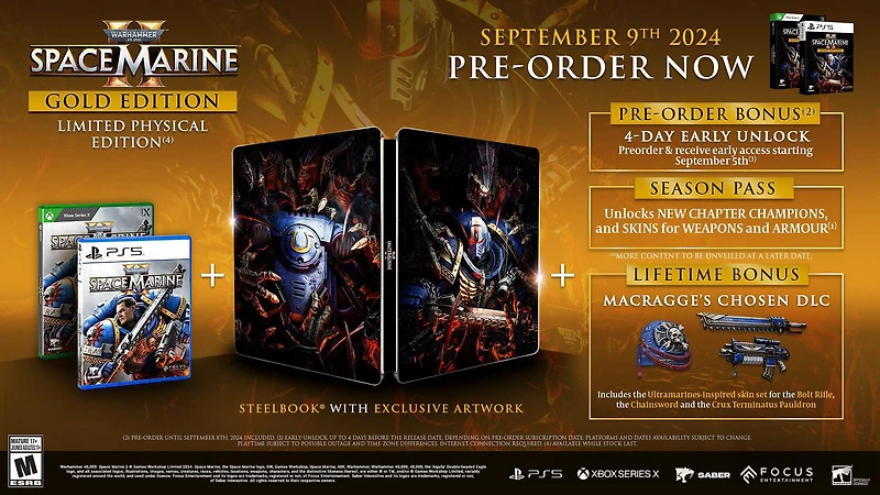 Jeu vidéo Warhammer 40,000: Space Marine 2 pour (PS5)