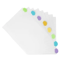 Pen+Gear Stylish Index Dividers, 8 big insertable tabs