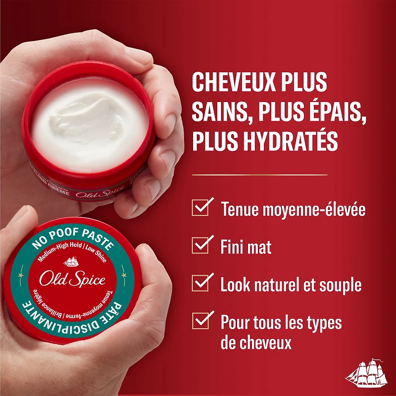 Pâte coiffante pour hommes Old Spice 63g