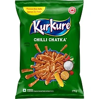 Kurkure grignotines aromatisées Chilli Chatka, 270 g. 270 g.