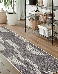 ECARPET Bodhi 5'0" x 8'0" Style bord de mer Tapis pour salon, chambre, salle à manger, entrée, couloir et plus encore.