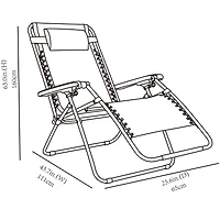 Chaise zéro gravité Mainstays Inclinaison réglable