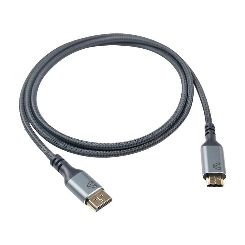 BlueDiamond câble PRO DP vers HDMI 8K - Ultra HD - 48Gbps - HDR Dynamique - DP 1.4 - HDMI 2.1 - 8K@60Hz, 4K@120Hz, 10pi