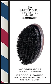 The Barber Shop Pro Series Wood Boar Brush, Wood Boar Brush