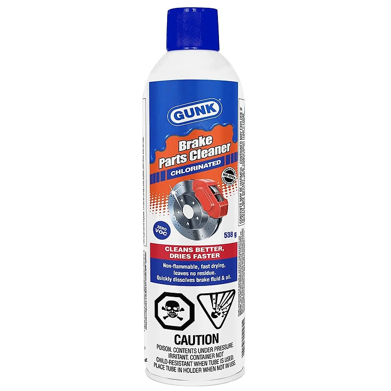 Nettoyant pour freins Gunk non inflammable, paquet de 6