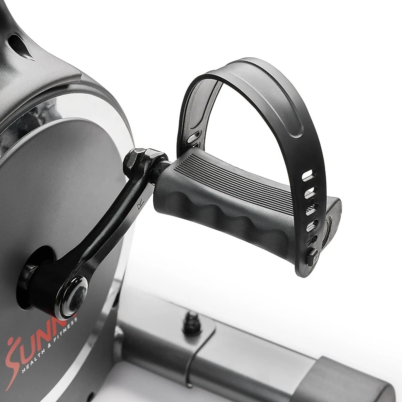 Sunny Health & Fitness Dual Function Smart Motorized Mini Bike Trainer, Under Desk Exercise Machine for Senior Training, Arm/Leg Cardio Cycle Workout, Free SunnyFit App Bluetooth Link-SF-B020029SMART