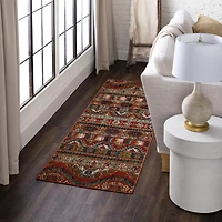 Mohawk Home Shaftesbury Red Woven Polyester Area Rug