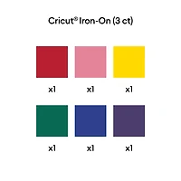 Thermocollant Cricut™, collection Basics (6 unités)
