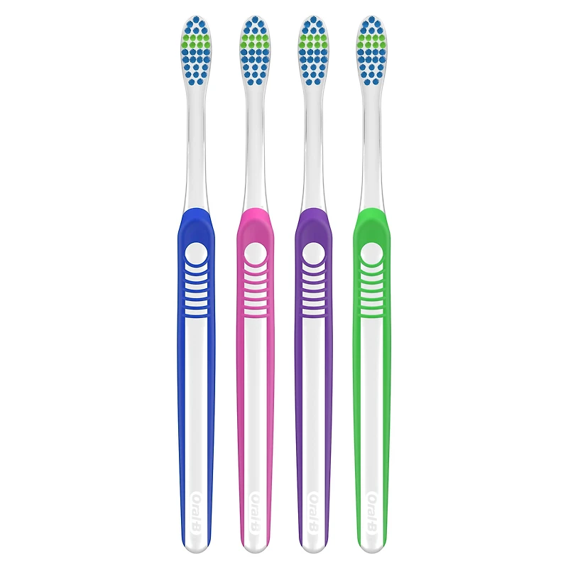 Brosse à dents Oral-B Indicator Nettoyage Contour 4 unités, 40 Souple