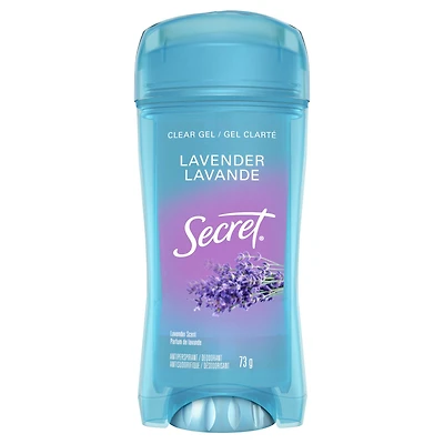 Secret Clear Gel Antiperspirant and Deodorant, Lavender Scent, 73G