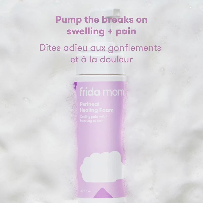 Frida Mom - Witch Hazel Perineal Healing Foam - Postpartum Recovery - Newborn Baby - Hospital Bag Essential Instant Cooling Relief, No Harsh Ingredients, Relieves Pain, 5 oz