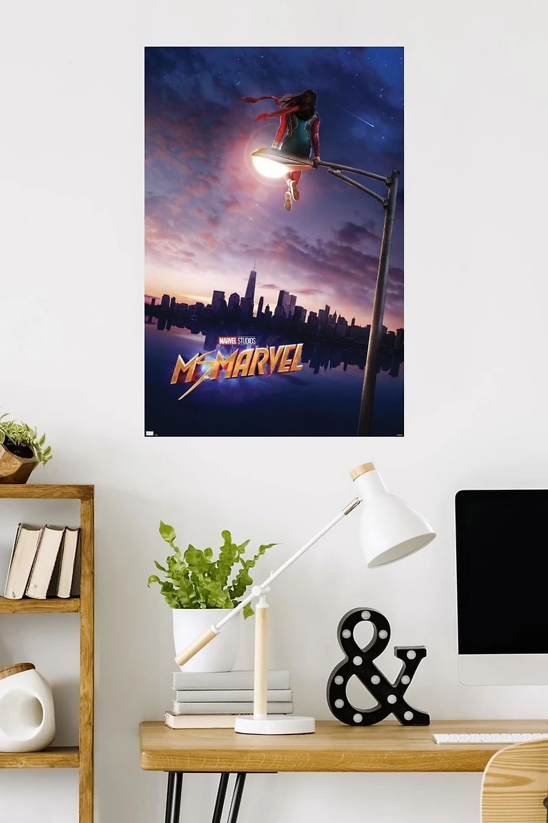Marvel Ms. Marvel - Teaser One Sheet Wall Poster, 22.375" x 34"