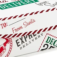 Boîte-cadeau moyenne –  blanche. Livraison du père Noël – 13 po de Hallmark