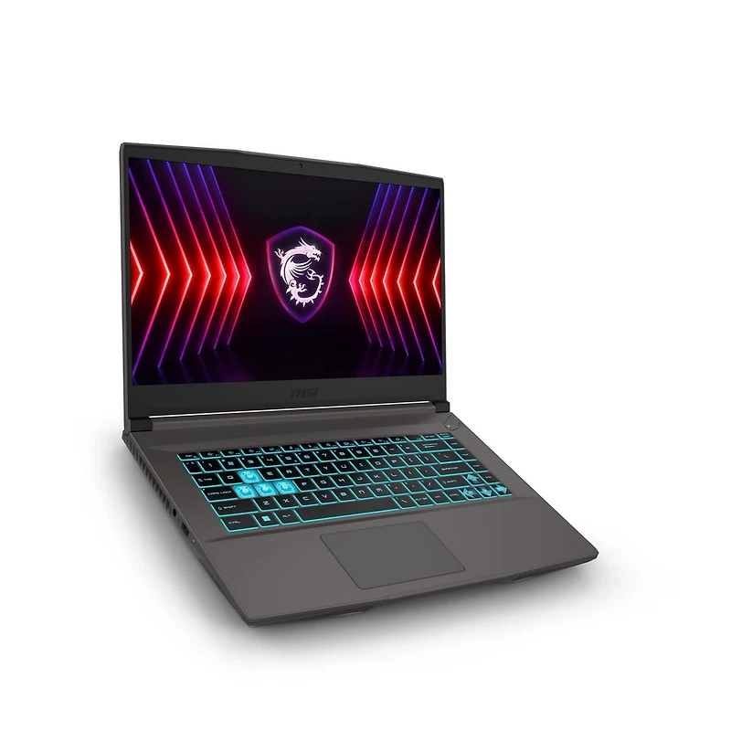 MSI Thin 15 15,6" Ordinateur Portable Gaming 144Hz, Intel i5-12450H, RTX2050, 8GB DDR4, 512GB SSD, Win 11 Home