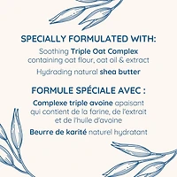 Lotion hydratante apaisante Aveeno pour le corps, avec beurre de karité, avoine, diméthicone; hydratant corporel pour la peau sèche, sans parfum