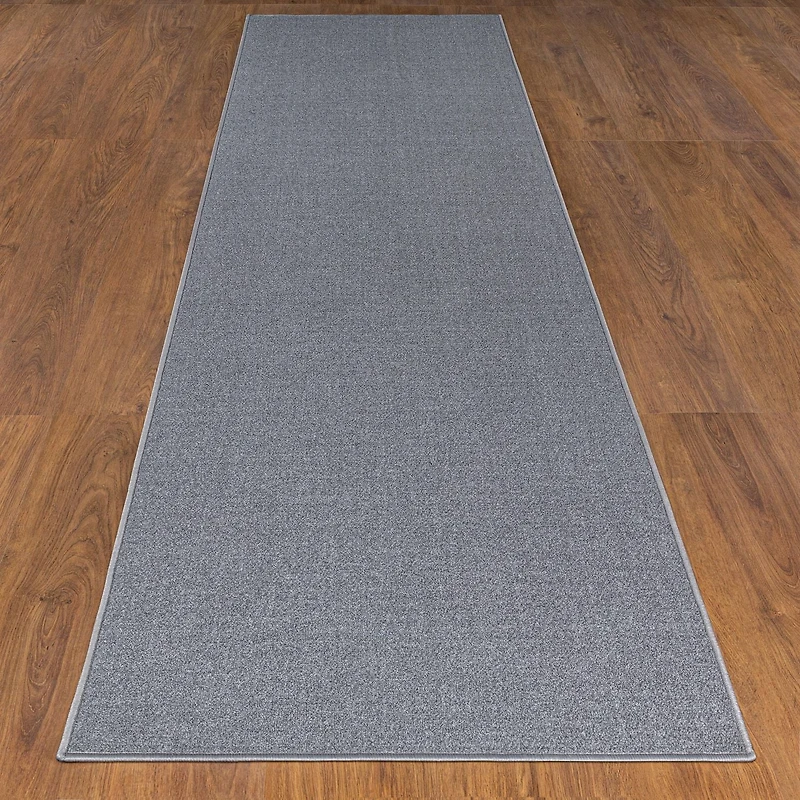 Tapis de couloir à motif de solide à sous-couche en caoutchouc de la collection Ottohome