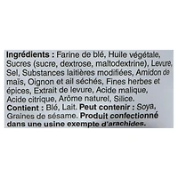 Boulangerie Grissol Baguettes Herbes du jardin, Dare 120g