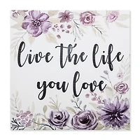 Home Trends Pink Presed Live the Live You Love