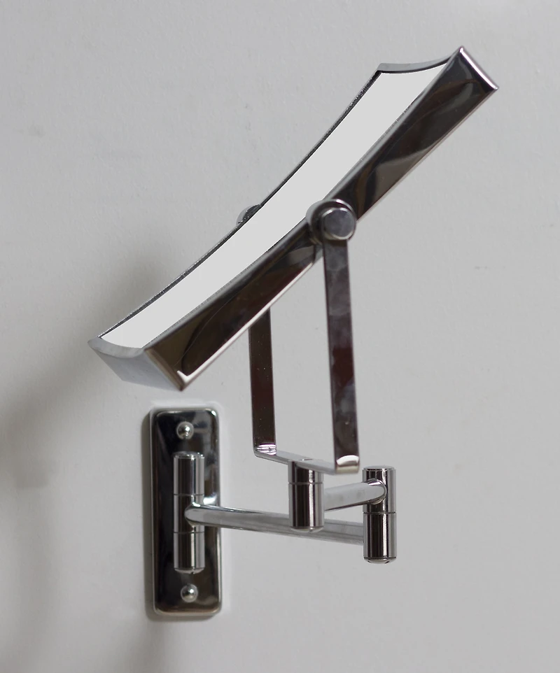 American Imaginations 16.36-in. x 12.13-in. Stainless Steel Magnifying Mirror  In Chrome AI-646