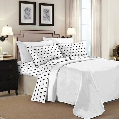Johnson Home Premium 160 GSM Ultra Plush, Breathable and Durable, Combed Cotton Flannel Sheet Set - Deep Pocket - Easy to Fit - Cozy Bed Sheets