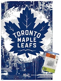 NHL Toronto Maple Leafs - Maximalist Logo 23 Wall Poster