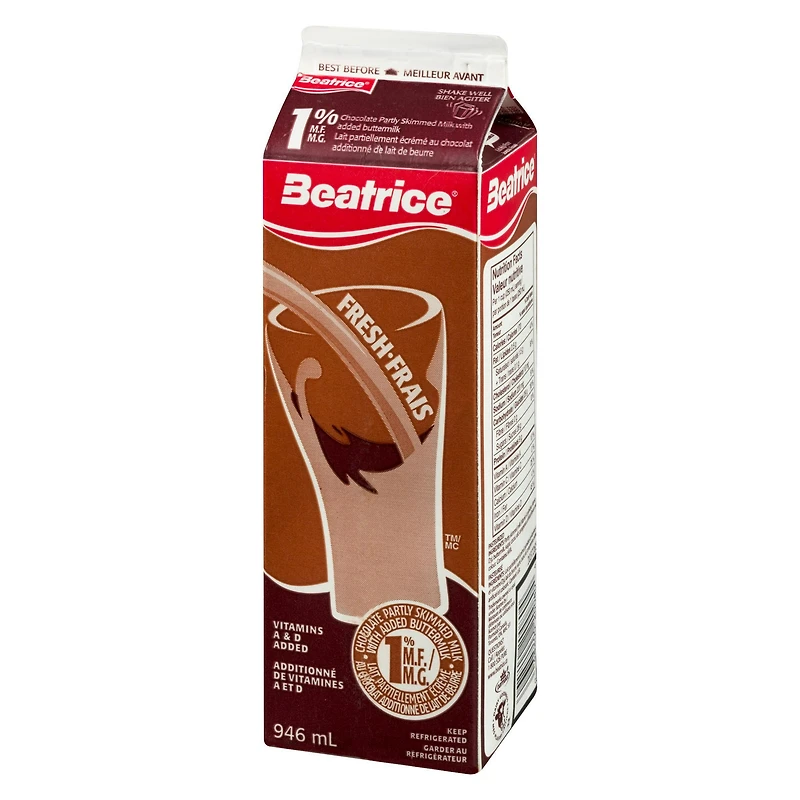 lait au chocolat beatrice 946ML 946ML
