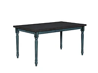 Weston Dining Table, Teal