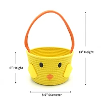 Chick Fabric Rope Basket
