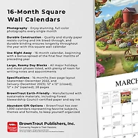 A Country Walk | 2023 12x24 Inch Square Wall Calendar