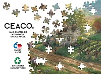 Ceaco - Thomas Kinkade - Sunflower Fields - 1000 piece puzzle