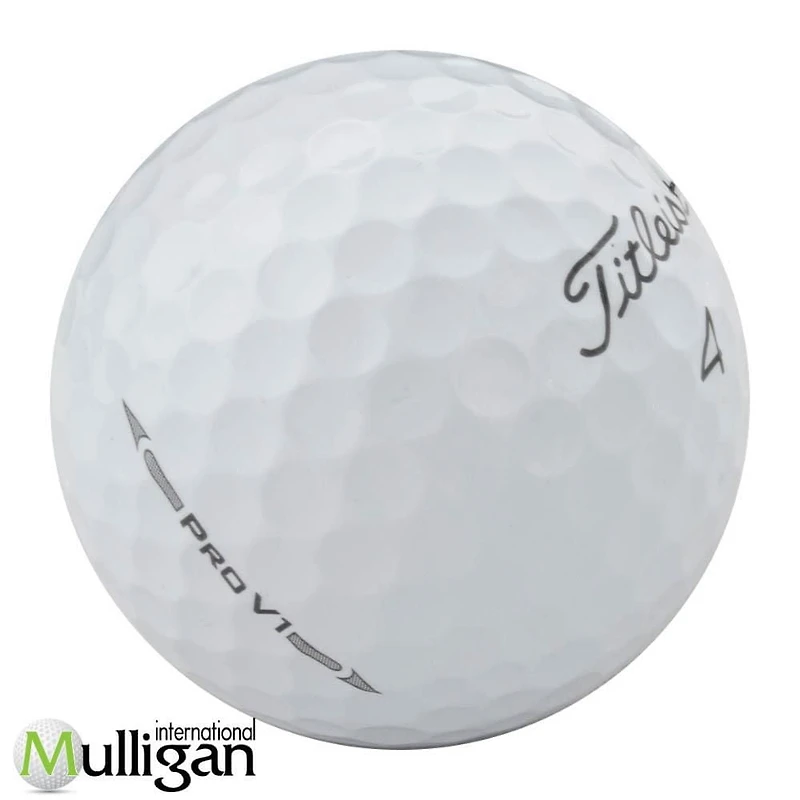 Mulligan - 12 balles de golf récupérées Titleist Pro V1 générations antérieurs 5A Pristine, blanc