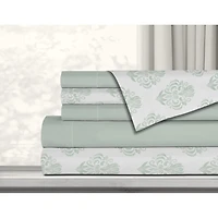 Safdie & Co. Premium Ultra Soft Bedding Antibacterial Sheet Set 6PC Double Sage