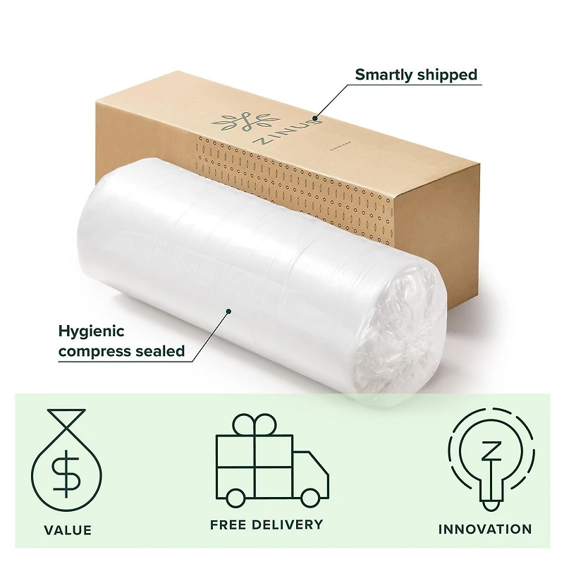 Zinus Spa Sensations 6 inch Memory Foam Mattress, Twin, Full, Queen