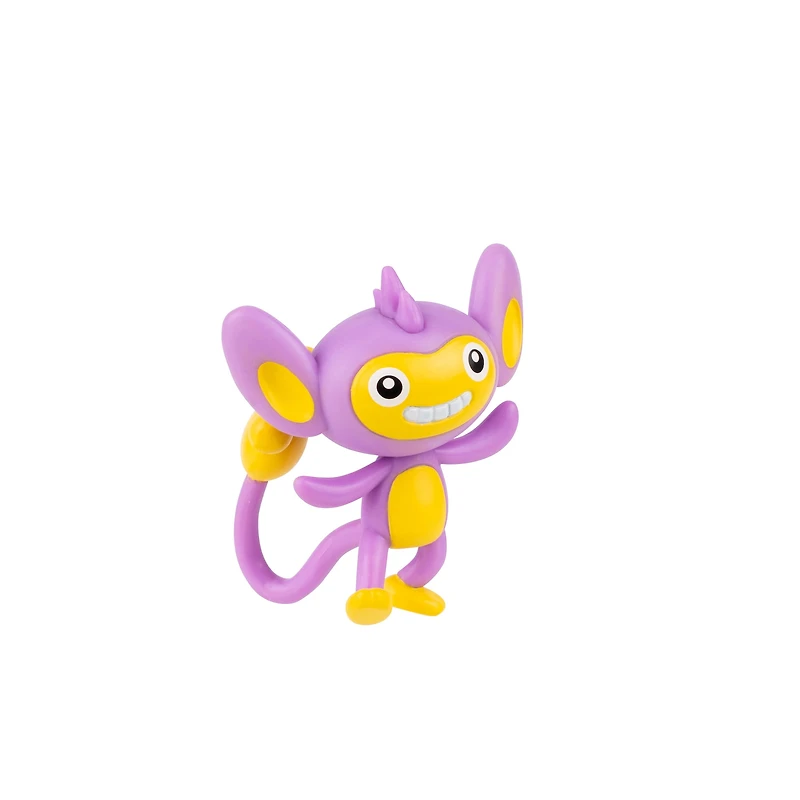 Paquet de 3 figurines de combat Pokémon 2" - Skelénox avec support, Capumain et Palarticho